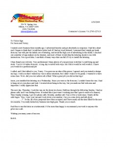 Riteway Paint Contracting Testimonial