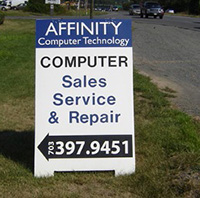 A-Frame Sign - Sidewalk Sign Affinity