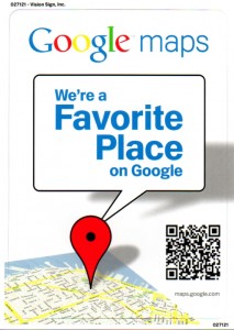 Vision Sign is a Favorite Place on Google Vision Sign is a Favorite Place on Google