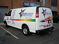 Sparkleen Van Custom Vehicle Lettering VA