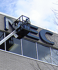 Channel Letters sign installed by Vision