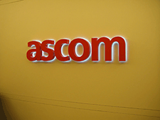 ascom reverse lit reception sign Virginia